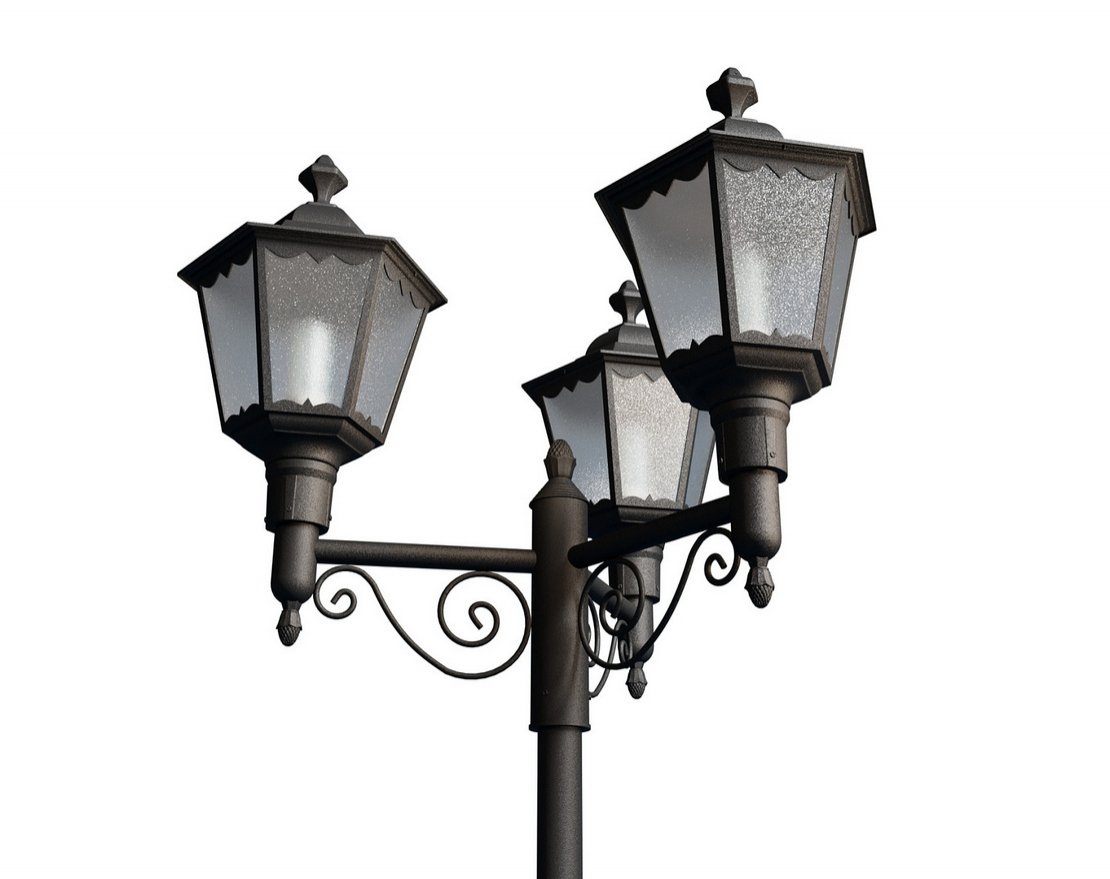 Фонарь уличный Пушкин мини 3 (комплект) - вид 4