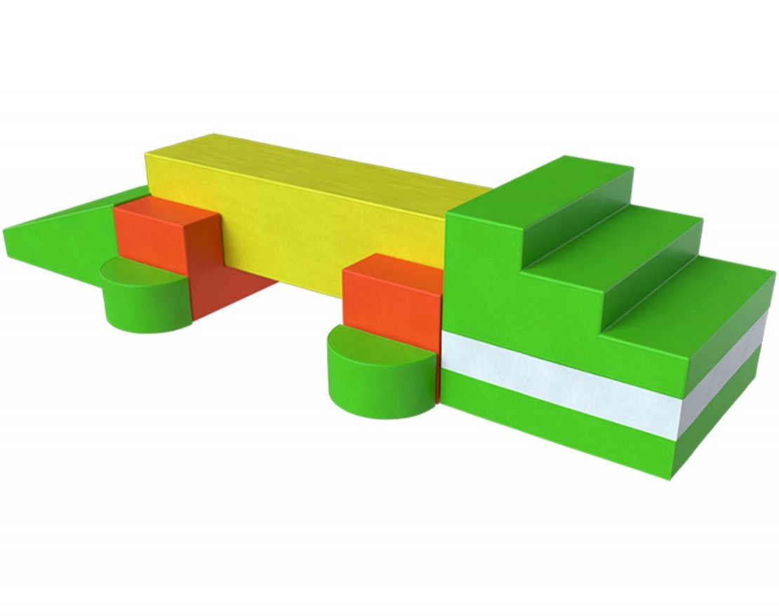 Мягкий игровой комплекс Крокодил ДМФ-МК-11.07.05