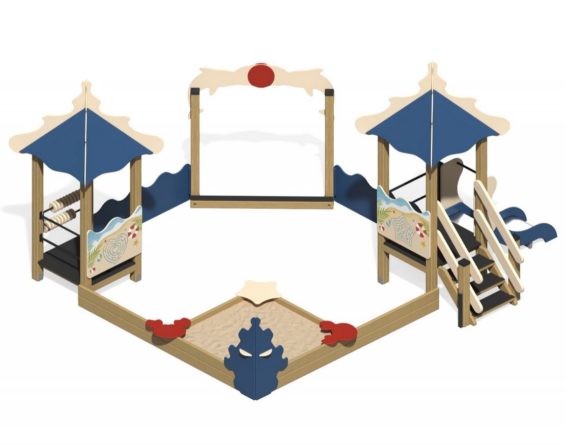 Песочный дворик Подводные друзья 1 - вид 4